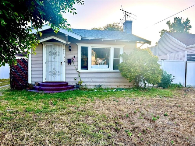 513 Hill Dr, Glendale, CA 91206 - bungalow-style house with a chimney and a shingled roof