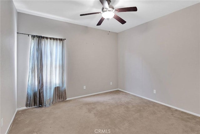 16029 Carmelia Dr, Victorville, CA 92394 - carpeted empty room featuring baseboards and a ceiling fan