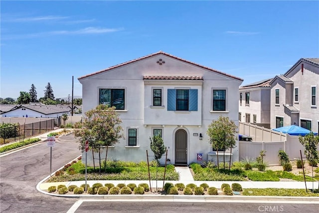 34410 Granite Rd, Yucaipa, CA 92399 - mediterranean / spanish-style house with a tile roof and stucco siding