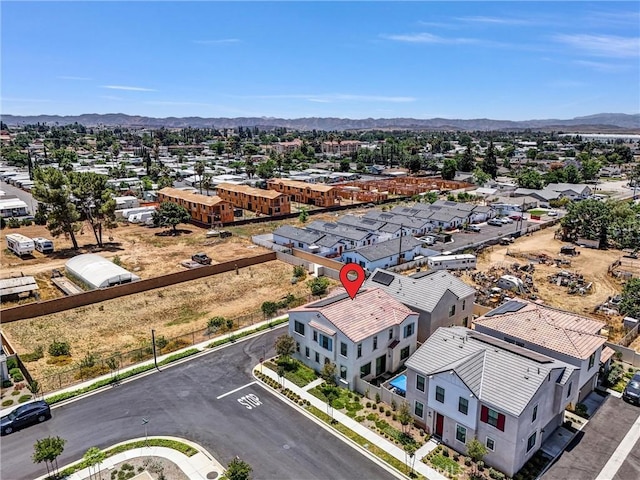 34410 Granite Rd, Yucaipa, CA 92399 - aerial view of residential area featuring a mountain backdrop