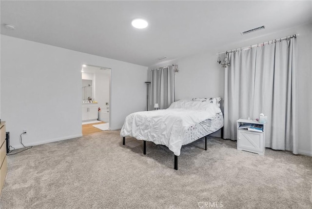 34410 Granite Rd, Yucaipa, CA 92399 - bedroom with light carpet and ensuite bath
