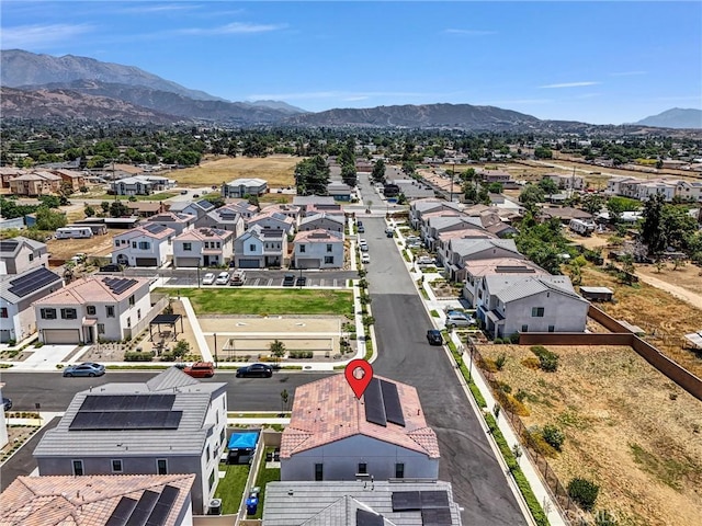 34410 Granite Rd, Yucaipa, CA 92399 - aerial perspective of suburban area with a mountainous background
