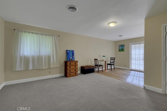 13001 Yuba Nevada Rd, Dobbins, CA 95935 - living area with carpet and baseboards