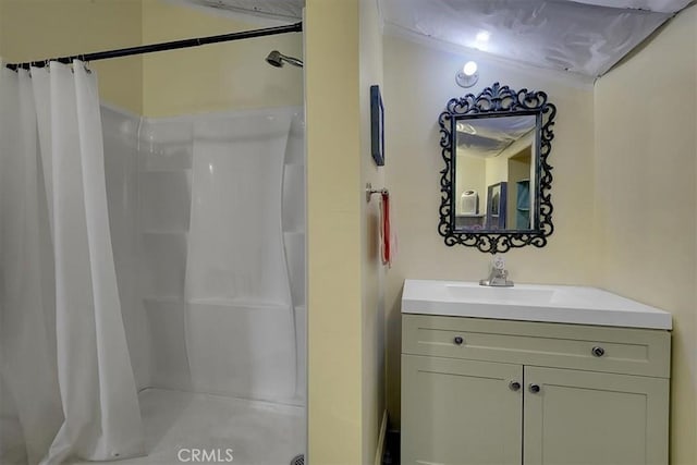 13001 Yuba Nevada Rd, Dobbins, CA 95935 - full bathroom featuring a shower stall and vanity