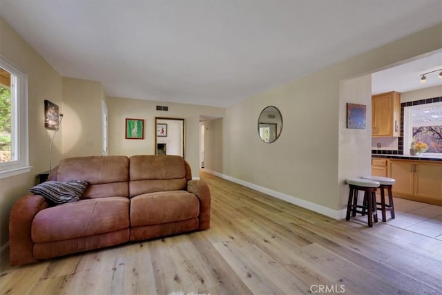 13001 Yuba Nevada Rd, Dobbins, CA 95935 - living area with light wood-type flooring