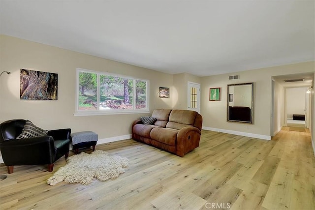 13001 Yuba Nevada Rd, Dobbins, CA 95935 - living area featuring baseboards and light wood-type flooring