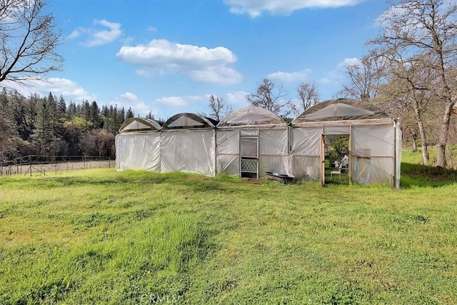 13001 Yuba Nevada Rd, Dobbins, CA 95935 - view of yard featuring an exterior structure and an outdoor structure
