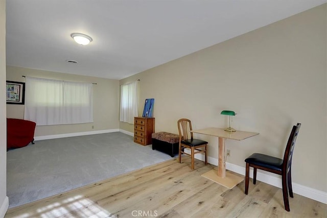 13001 Yuba Nevada Rd, Dobbins, CA 95935 - dining area with wood finished floors