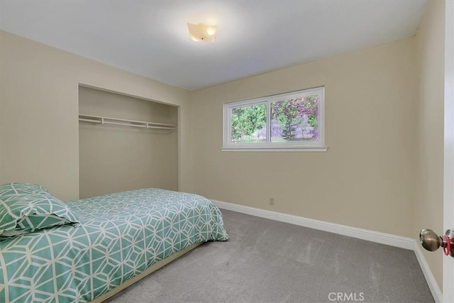 13001 Yuba Nevada Rd, Dobbins, CA 95935 - carpeted bedroom featuring baseboards and a closet