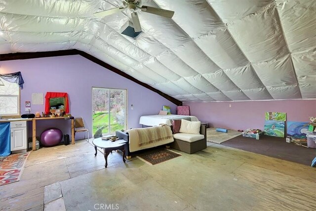 13001 Yuba Nevada Rd, Dobbins, CA 95935 - bedroom featuring lofted ceiling