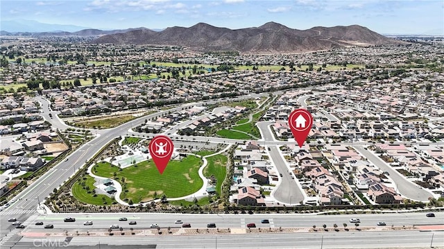 29812 Juniper Ct, Menifee, CA 92584 - aerial view of residential area with a mountainous background