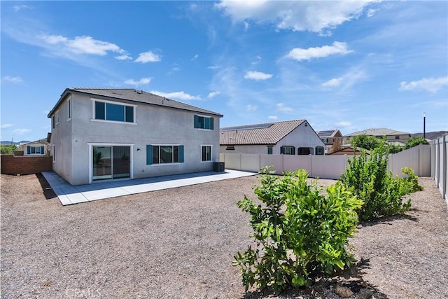 29812 Juniper Ct, Menifee, CA 92584 - back of property with a patio, a fenced backyard, and stucco siding