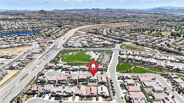 29812 Juniper Ct, Menifee, CA 92584 - aerial overview of property's location featuring nearby suburban area and mountains