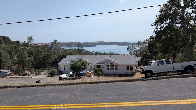 5428 Arbolada Dr, La Grange, CA 95329 - view of front facade with a water view