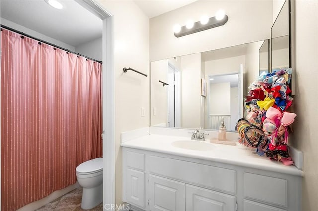 3094 Crooked Branch Way, San Jacinto, CA 92582 - bathroom featuring vanity and a shower with curtain
