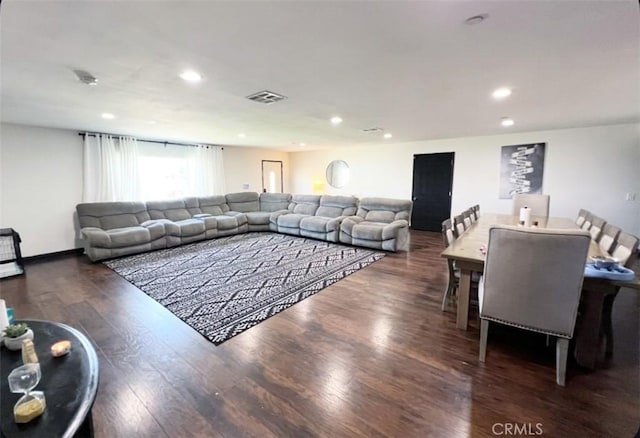 1019 W Arbutus St, Compton, CA 90220 - living area featuring recessed lighting and wood finished floors