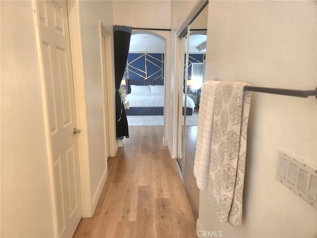 26523 Starling Ct, Canyon Country, CA 91387 - corridor with light wood-style floors