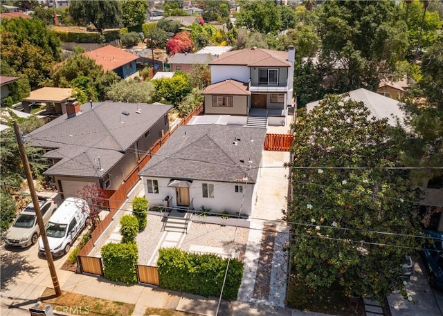 1522 N Benton Way, Los Angeles, CA 90026 - aerial perspective of suburban area