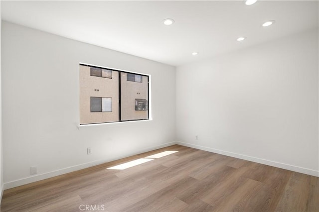 5510 Las Virgenes Rd, Calabasas, CA 91302 - spare room with light wood-type flooring and recessed lighting