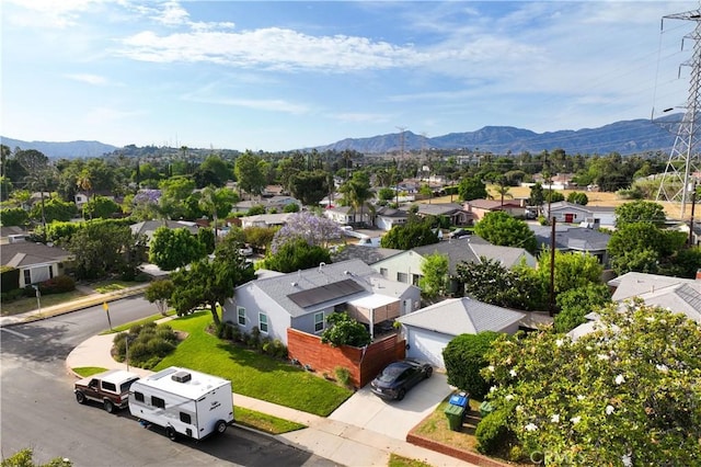 15018 Mankato St, Mission Hills San Fernando, CA 91345 - aerial perspective of suburban area featuring mountains