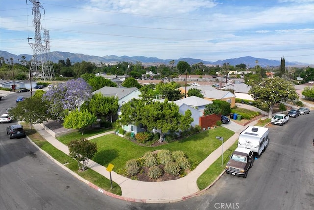 15018 Mankato St, Mission Hills San Fernando, CA 91345 - aerial view of residential area with a mountain backdrop
