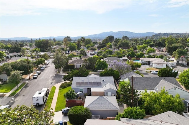 15018 Mankato St, Mission Hills San Fernando, CA 91345 - aerial perspective of suburban area featuring a mountain backdrop