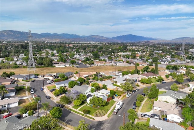 15018 Mankato St, Mission Hills San Fernando, CA 91345 - aerial view of property and surrounding area with nearby suburban area