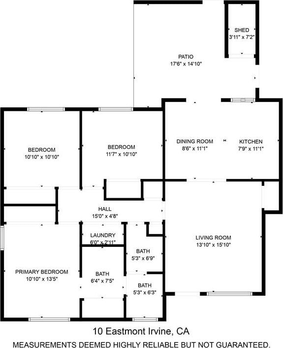 10 Eastmont, Irvine, CA 92604 - view of room layout