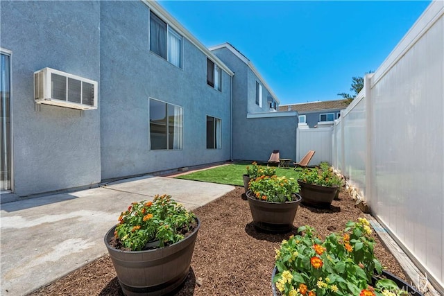 10 Eastmont, Irvine, CA 92604 - view of yard featuring a patio area and an AC wall unit