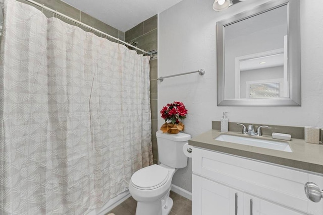 4117 Jamul Ave, San Diego, CA 92113 - full bathroom featuring vanity and a shower with curtain