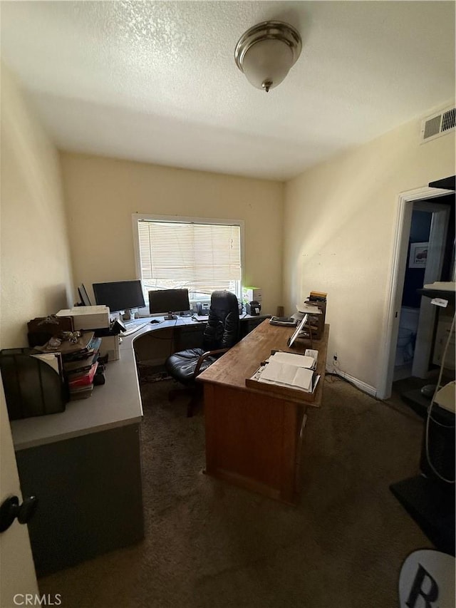 22241 Birchleaf, Mission Viejo, CA 92692 - home office with carpet flooring and a textured ceiling
