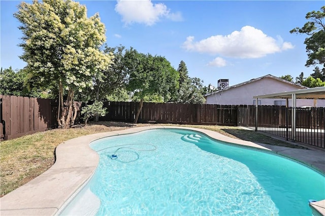 3537 Trinity Ct, Merced, CA 95340 - view of pool with a fenced backyard