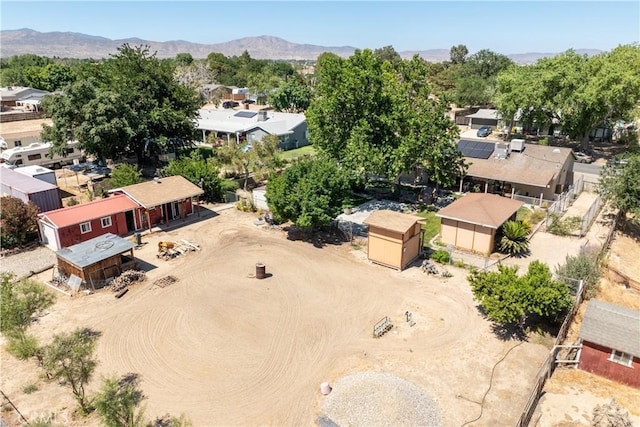 36916 95th St E, Littlerock, CA 93543 - aerial perspective of suburban area featuring mountains