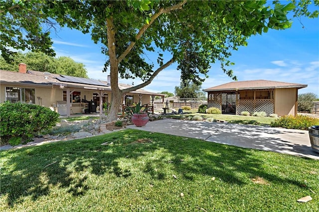 36916 95th St E, Littlerock, CA 93543 - view of yard featuring a patio