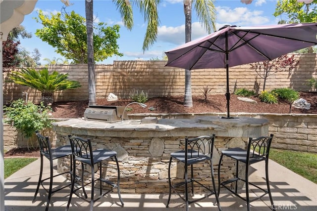 27318 Chesterfield Dr, Valencia, CA 91354 - view of patio featuring exterior kitchen