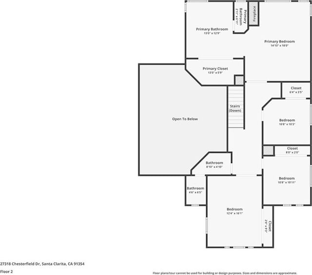 27318 Chesterfield Dr, Valencia, CA 91354 - view of room layout