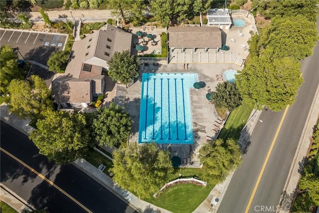27318 Chesterfield Dr, Valencia, CA 91354 - aerial view of a pool