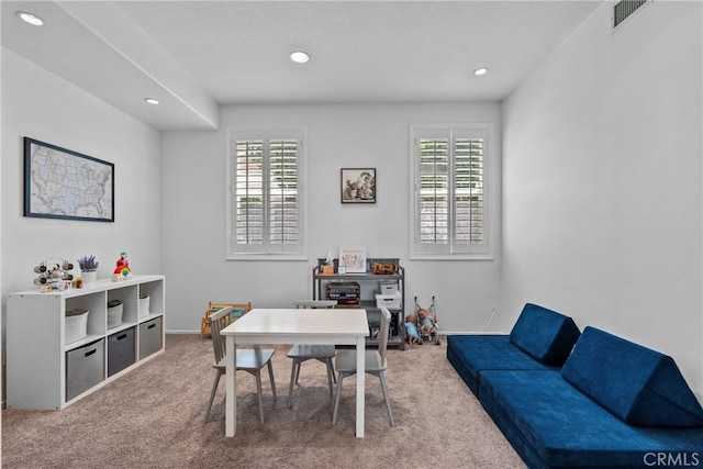 27318 Chesterfield Dr, Valencia, CA 91354 - office space featuring healthy amount of natural light, carpet flooring, and recessed lighting