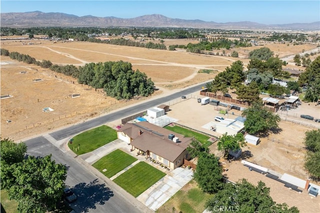 36807 95th St E, Littlerock, CA 93543 - overview of rural landscape featuring a mountain backdrop