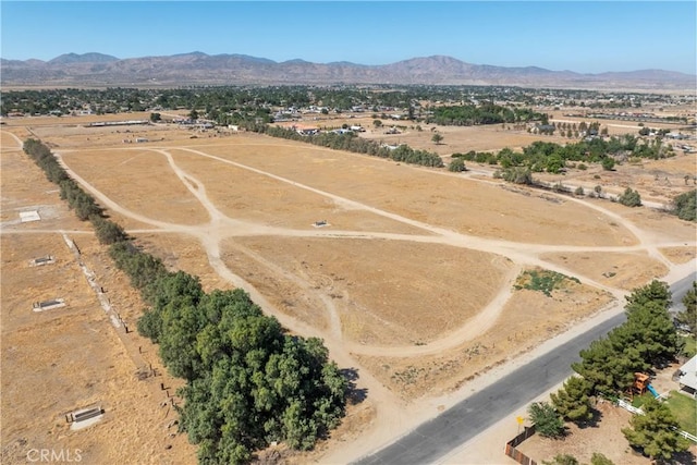 36807 95th St E, Littlerock, CA 93543 - overview of rural landscape featuring a mountain backdrop