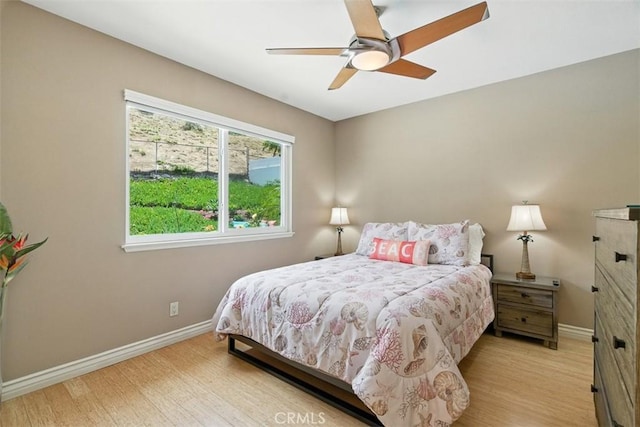 6200 Fairlynn Blvd, Yorba Linda, CA 92886 - bedroom featuring wood finished floors and a ceiling fan