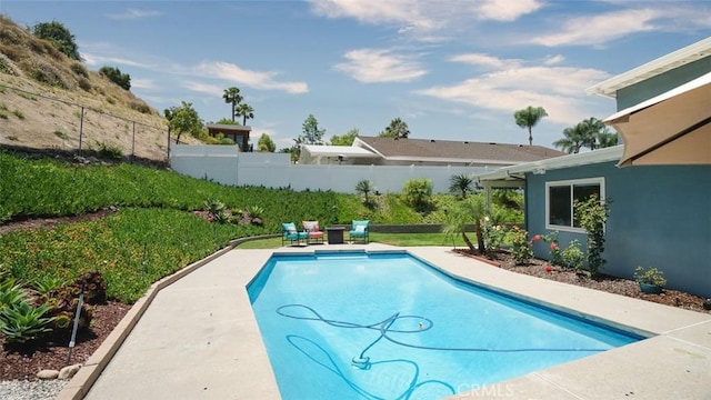 6200 Fairlynn Blvd, Yorba Linda, CA 92886 - view of swimming pool with a patio area