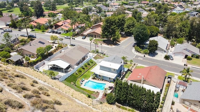 6200 Fairlynn Blvd, Yorba Linda, CA 92886 - aerial perspective of suburban area with a pool