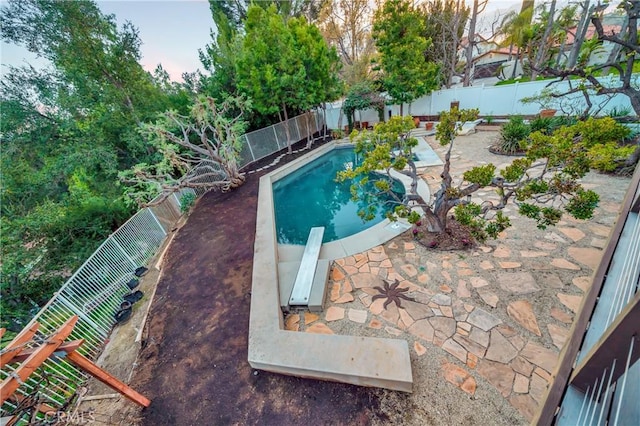 23216 Park Esperanza, Calabasas, CA 91302 - view of swimming pool featuring a fenced backyard and a patio area