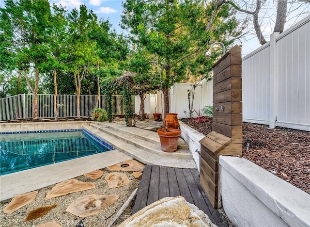 23216 Park Esperanza, Calabasas, CA 91302 - view of swimming pool with a fenced backyard and a patio area