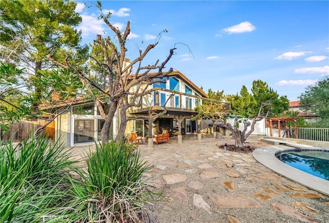 23216 Park Esperanza, Calabasas, CA 91302 - rear view of house with a patio