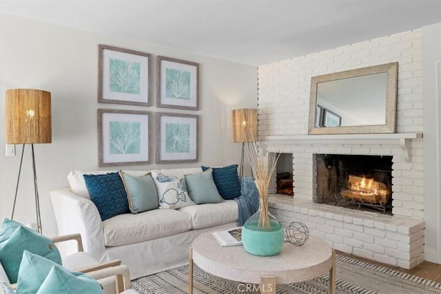 1716 Via Zurita, Palos Verdes Estates, CA 90274 - living area with a fireplace and wood finished floors