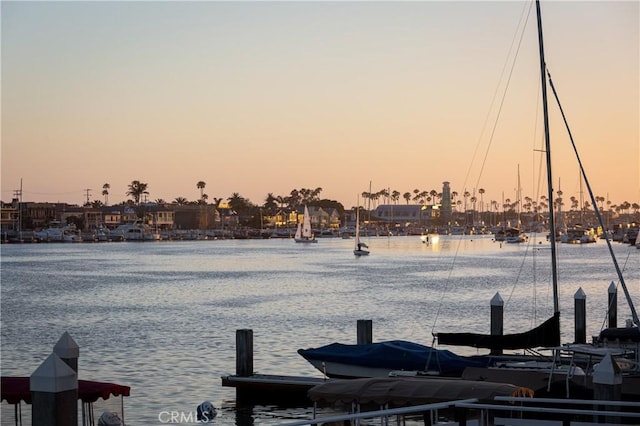 809 Via Lido Soud, Newport Beach, CA 92663 - dock area featuring a water view