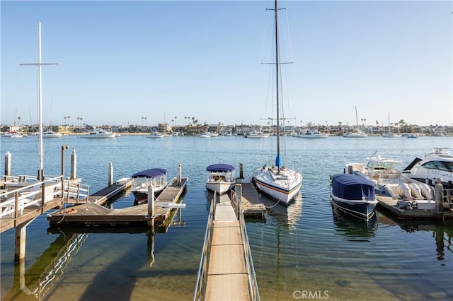 809 Via Lido Soud, Newport Beach, CA 92663 - dock featuring a water view