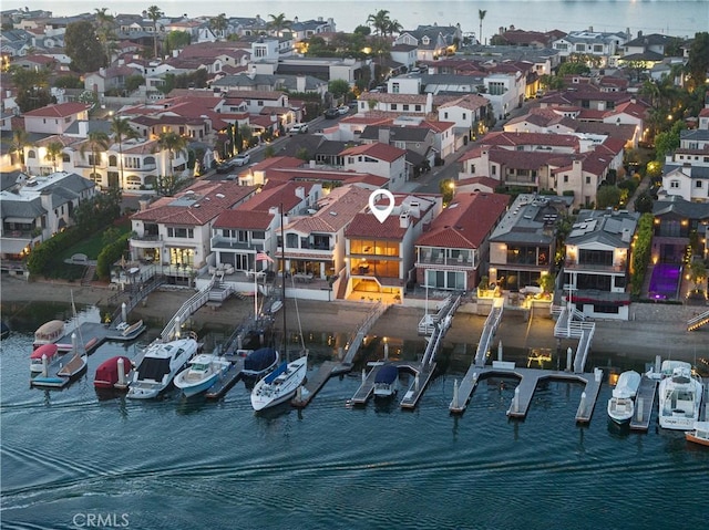 809 Via Lido Soud, Newport Beach, CA 92663 - aerial view of residential area featuring a nearby body of water